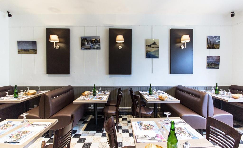 Hotel Restaurant Du Commerce La Gouesnière Kültér fotó